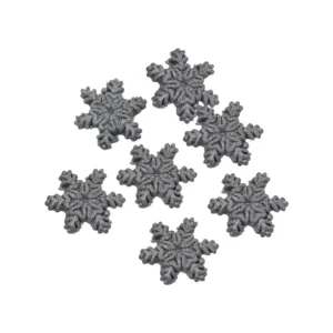 FONDANT DECORATION  MINI SNOWFLAKES  (#2)