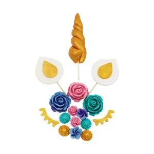FONDANT DECORATION  UNICORN CAKE SET  (#17)