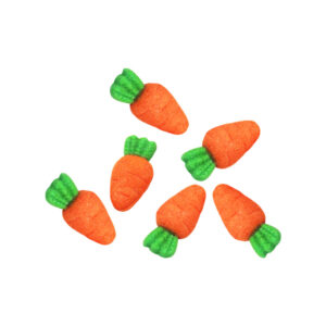 FONDANT DECORATION  MINI CARROTS  (#40)