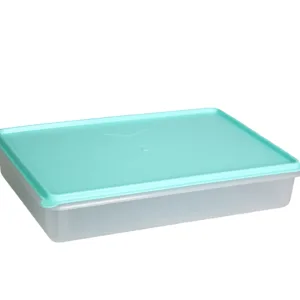 NU WARE FOOD SAVER PLASTIC SHALLOW GREY / WHITE