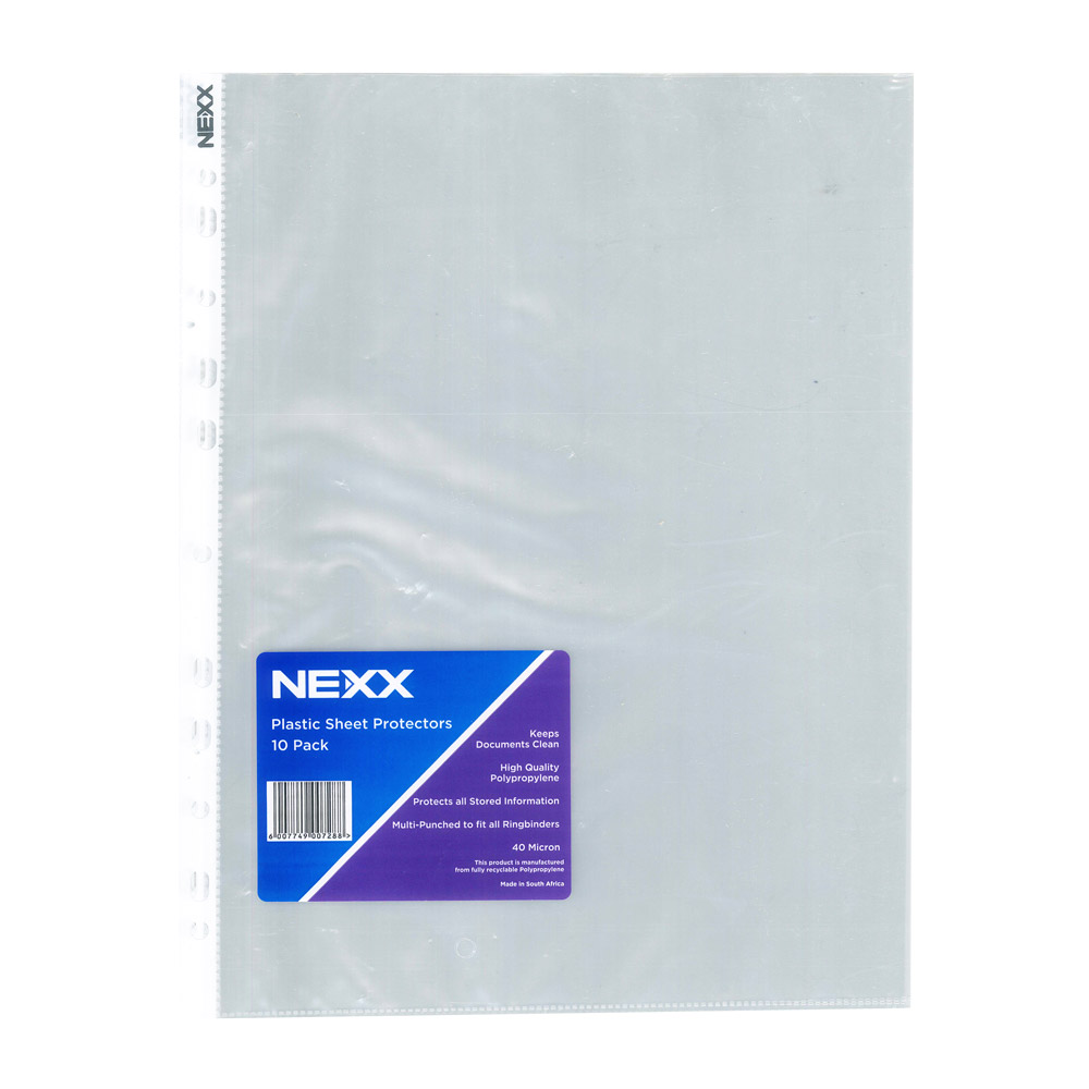 NEXX A4 FILE POCKETS 10's
