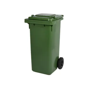 GREEN BIN WITH WHEELS  120L