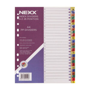 INDEX DIVIDERS A4 (A-Z)