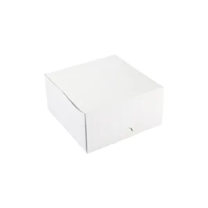 CAKE BOX WHITE 5x5x2.5" (1x100)