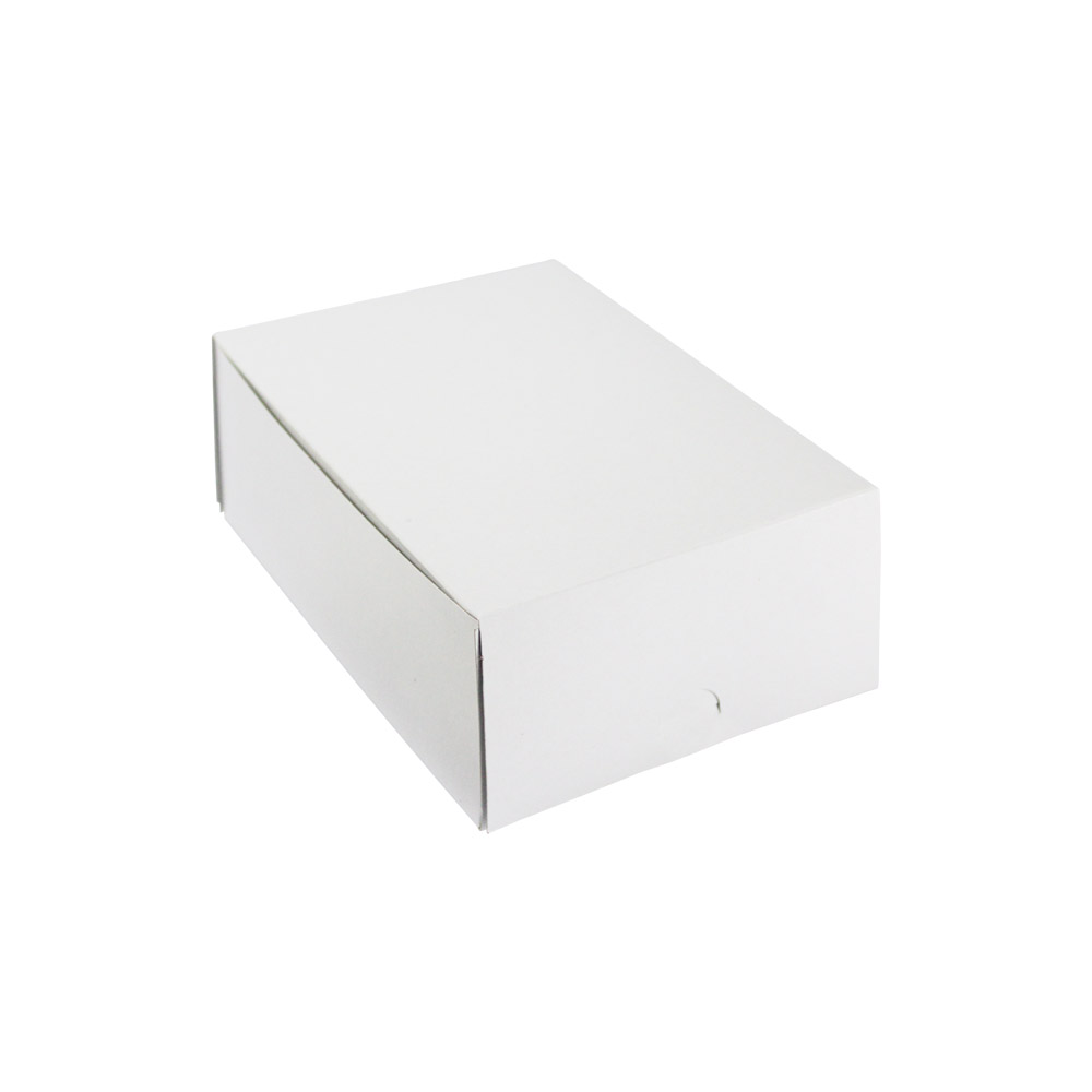CAKE BOX WHITE 5x7x2.5" (1x100)