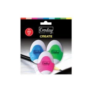 CROXLEY ERGOGRIP ERASERS (1x3)