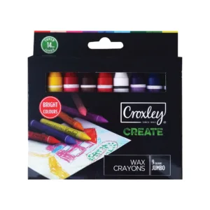 CROXLEY CREATE WAX CRAYON JUMBO 14mm (BOX9)
