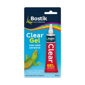 BOSTIK CLEAR GEL ADHESIVE 25ml (B/P)