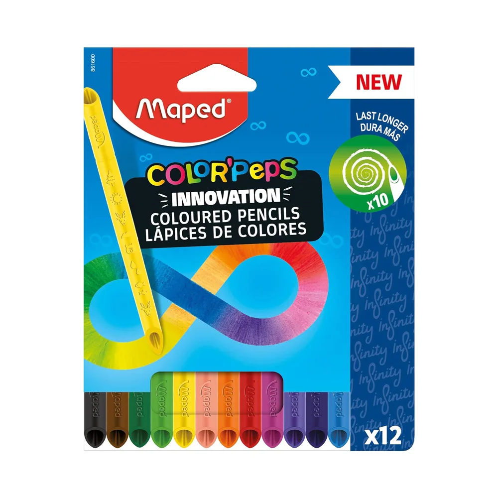 MAPED INFINITY COLOR'PEPS 12's