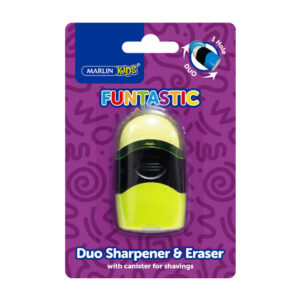 MARLIN KIDS FUNTASTIC DUO ERASER & SHARPENER