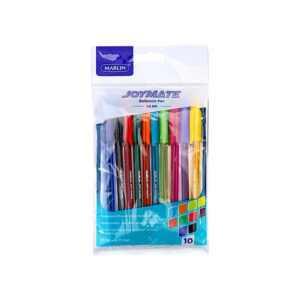 MARLIN JOYMATE BALLPOINT PEN ASSORTED COLOURS (1x10)