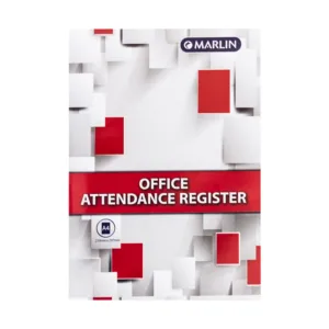 MARLIN  OFFICE ATTENDANCE REGISTER  A4   210x297mm