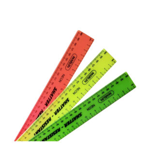 MARLIN SHATTER RESISTANT RULER NEON ASSORTED COLOURS