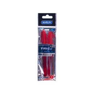 MARLIN TRI-GEL INK PEN RED (1x2)