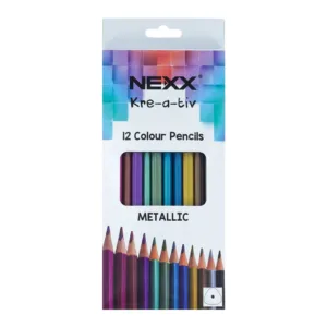 NEXX 12 COLOUR PENCILS METALLIC