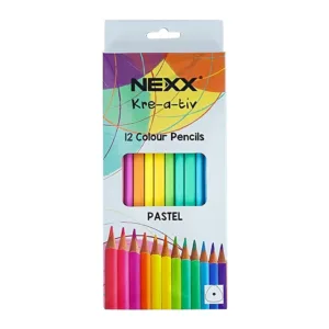 NEXX 12 COLOUR PENCILS PASTEL