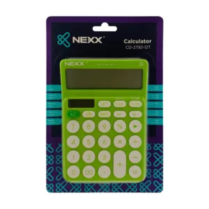 NEXX DESKTOP CALCULATOR 12 DIGIT GREEN