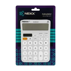 NEXX DESKTOP CALCULATOR 12 DIGIT WHITE