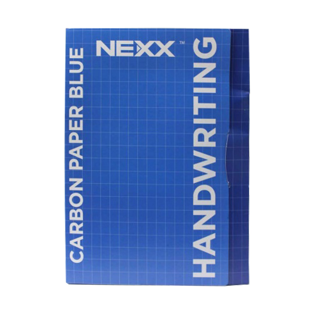 NEXX A4 CARBON PAPER BLUE 100 SHEETS