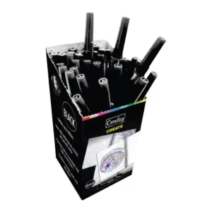 BOX (50) CROXLEY BALLPOINT PENS BLACK