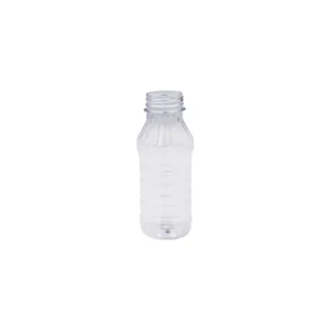PET JUICE BOTTLE ROUND CLEAR 250ml QP (1x250)