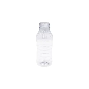 PET JUICE BOTTLE ROUND CLEAR 350ml QP (1x200)