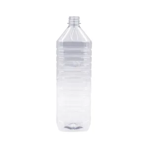 PET WATER BOTTLE SQUARE CLEAR 1.5L QP (1x78)
