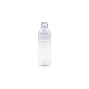 PET WATER BOTTLE SQUARE CLEAR 500ml QP (1x200)