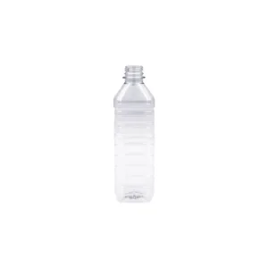 PET WATER BOTTLE SQUARE CLEAR 500ml QP (1x200)