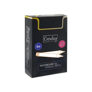 CROXLEY WHITEBOARD MARKER BLUE 2.5mm BULLET TIP (1x10)