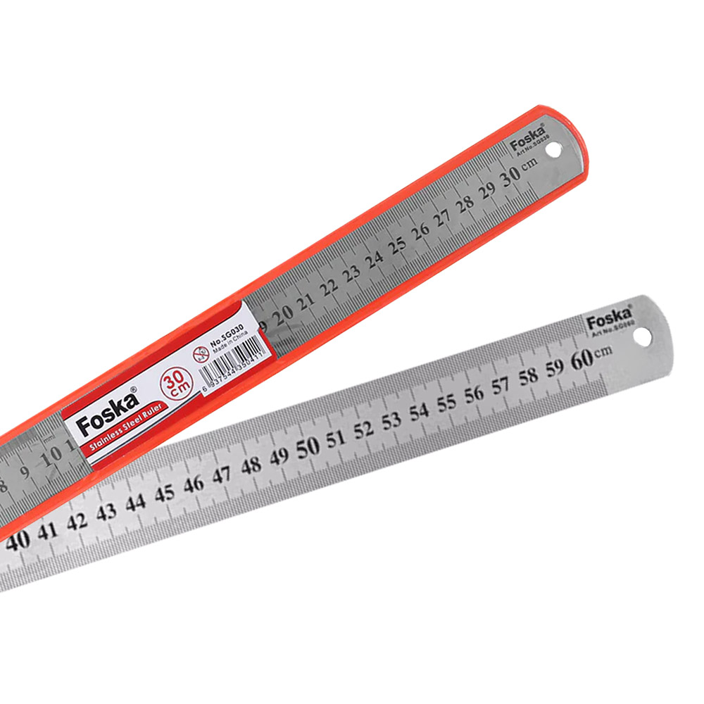 STAINLESS STEEL RULER 30cm