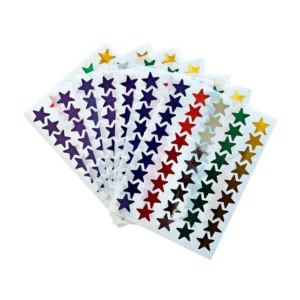TEACHERS FOIL STARS ASSORTED COLOURS 225 STARS