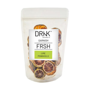 DRNK GARNISH DEHYDRATED FRUIT 100g LIME PINWHEELS