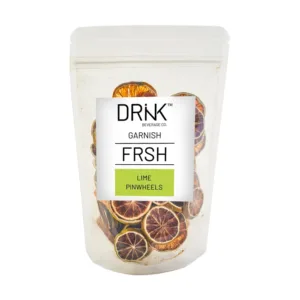 DRNK GARNISH DEHYDRATED FRUIT 100g LIME PINWHEELS