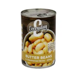 EVERYDAY BUTTER BEANS IN SWEETENED BRINE 400g
