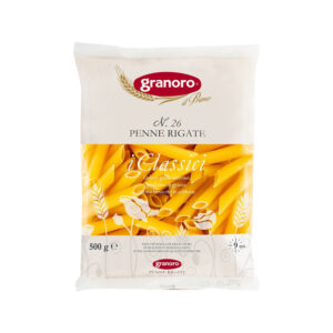 GRANORO PASTA PENNE RIGATE NO. 26 500g