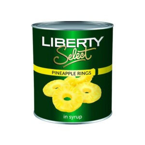 LIBERTY SELECT PINEAPPLE RINGS IN LIGHT SYRUP 3.06kg