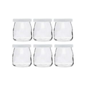 REGENT YOGHURT JAR WITH PLASTIC LID 150ml (1x6)