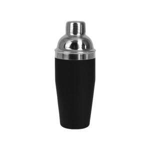 BAR BUTLER SS COCKTAIL SHAKER SOFT TOUCH BLACK FINISH 750ml