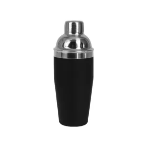 BAR BUTLER SS COCKTAIL SHAKER SOFT TOUCH BLACK FINISH 750ml