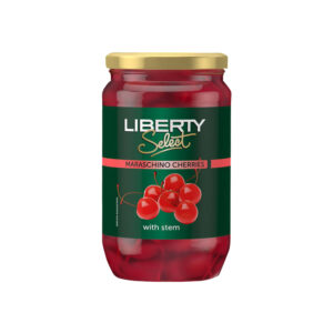 LIBERTY SELECT MARASCHINO CHERRIES WITH STEM 740g