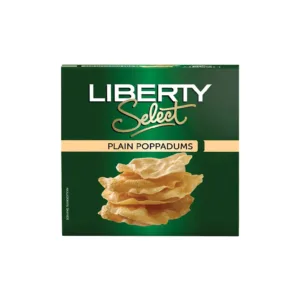 LIBERTY SELECT PLAIN POPPADUMS 100g