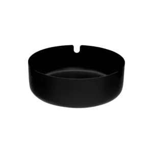 REGENT ASHTRAY ROUND S/S BLACK FINISH 100mm d.