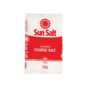 SUN SALT IODATED COARSE SALT 500g
