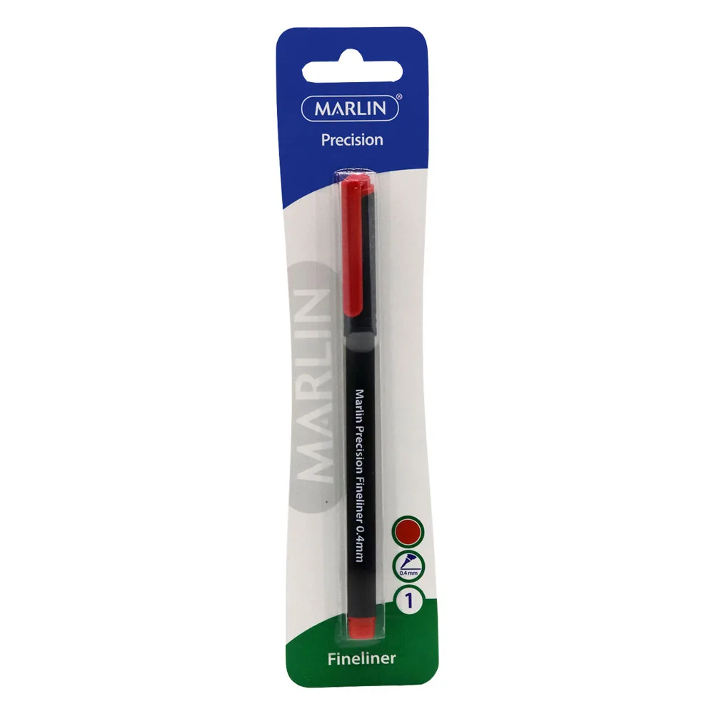 MARLIN PRECISION FINELINER RED