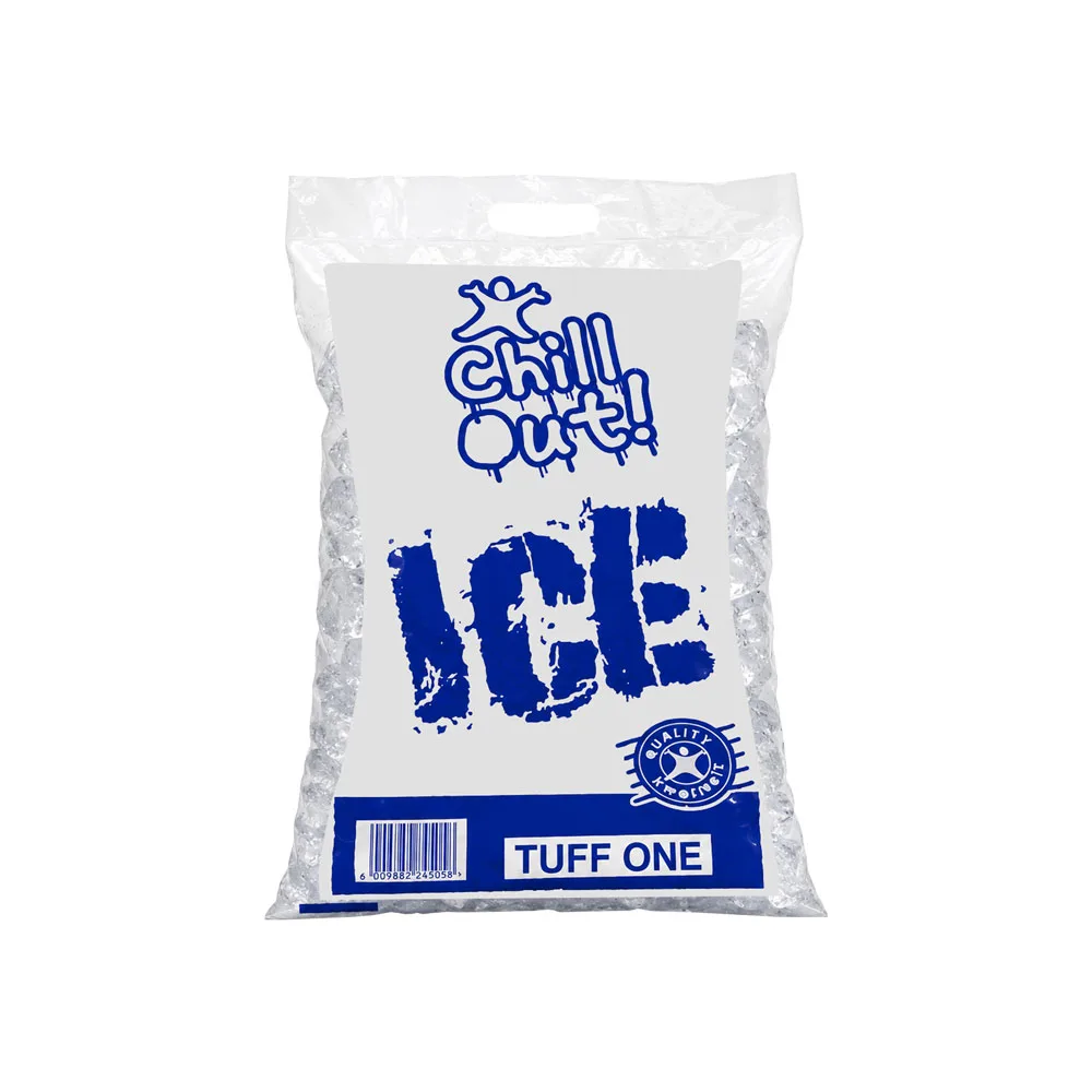 PRINTED CHILL OUT ICE BAGS 250x580x60mic