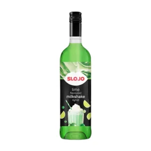 SLOJO MILKSHAKE SYRUP 1L LIME