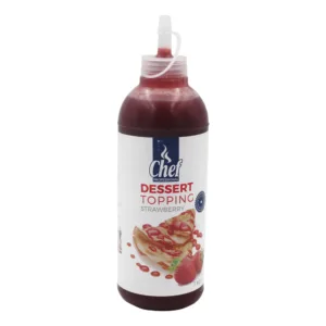 CHEF PROFESSIONAL STRAWBERRY DESSERT TOPPING 1L