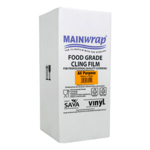 MAINWRAP CLING FILM FOOD GRADE ALL P. 380mm x 1400mt x 12mic