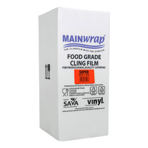 MAINWRAP CLING FILM FOOD GRADE SUPER 380mm x 1400mt x 14mic